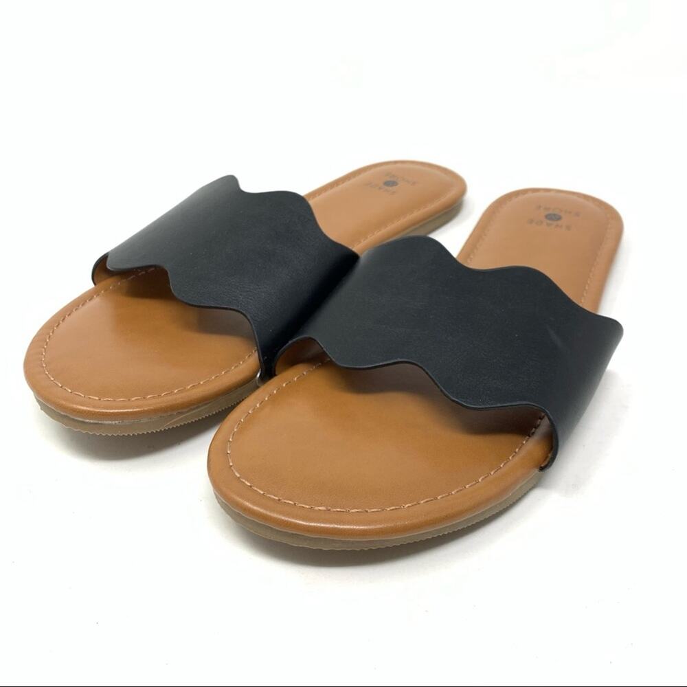 Shade & Shore Kate‎ Slide Sandals Black Women's Size 7 NWT - Picture 4 of 6